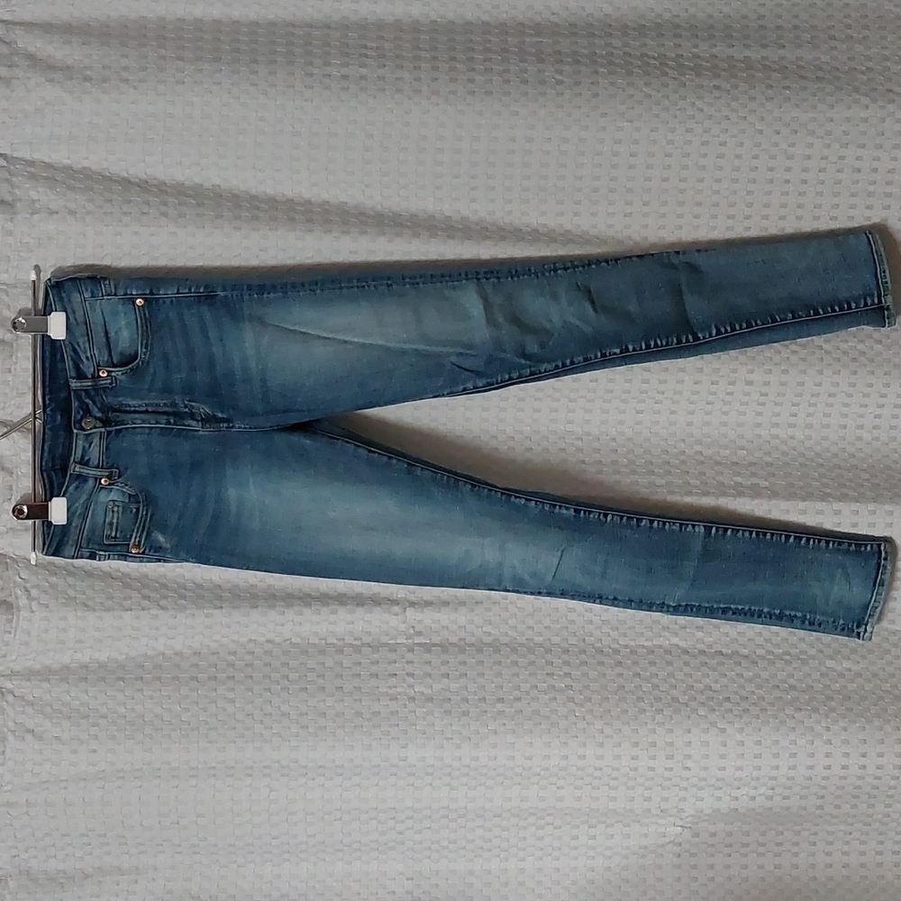 High waist skinny jeans